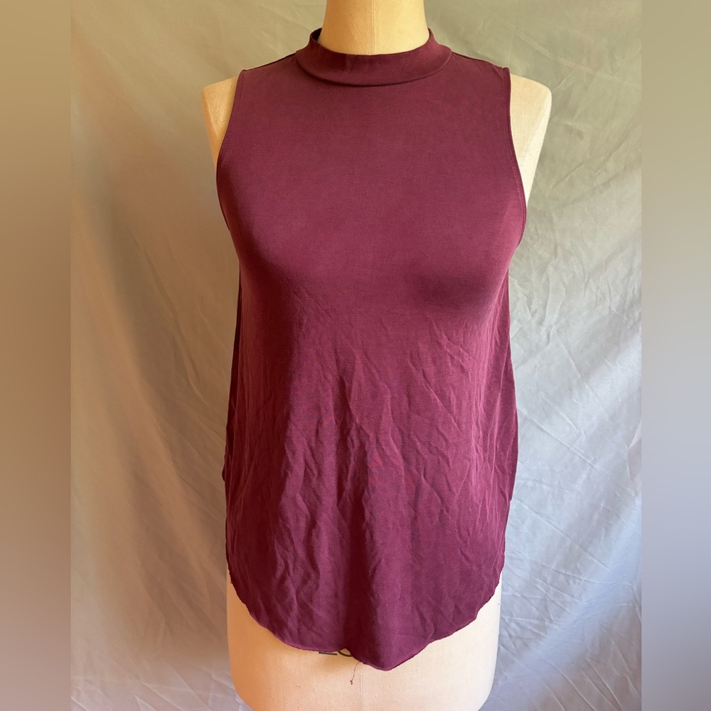 American Eagle Outfitters Burgundy Tank Top